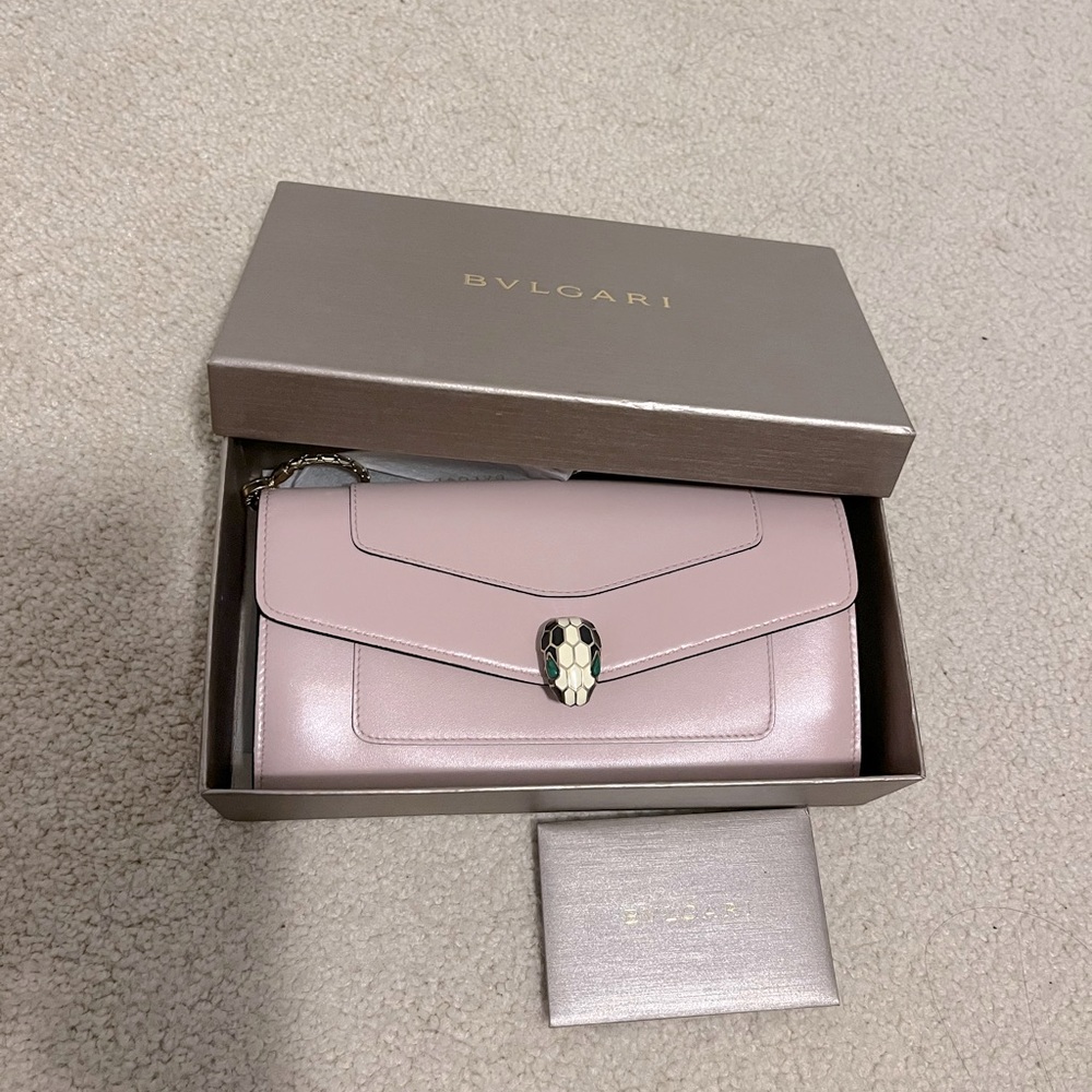 Bulgari Pink Serpenti Bag